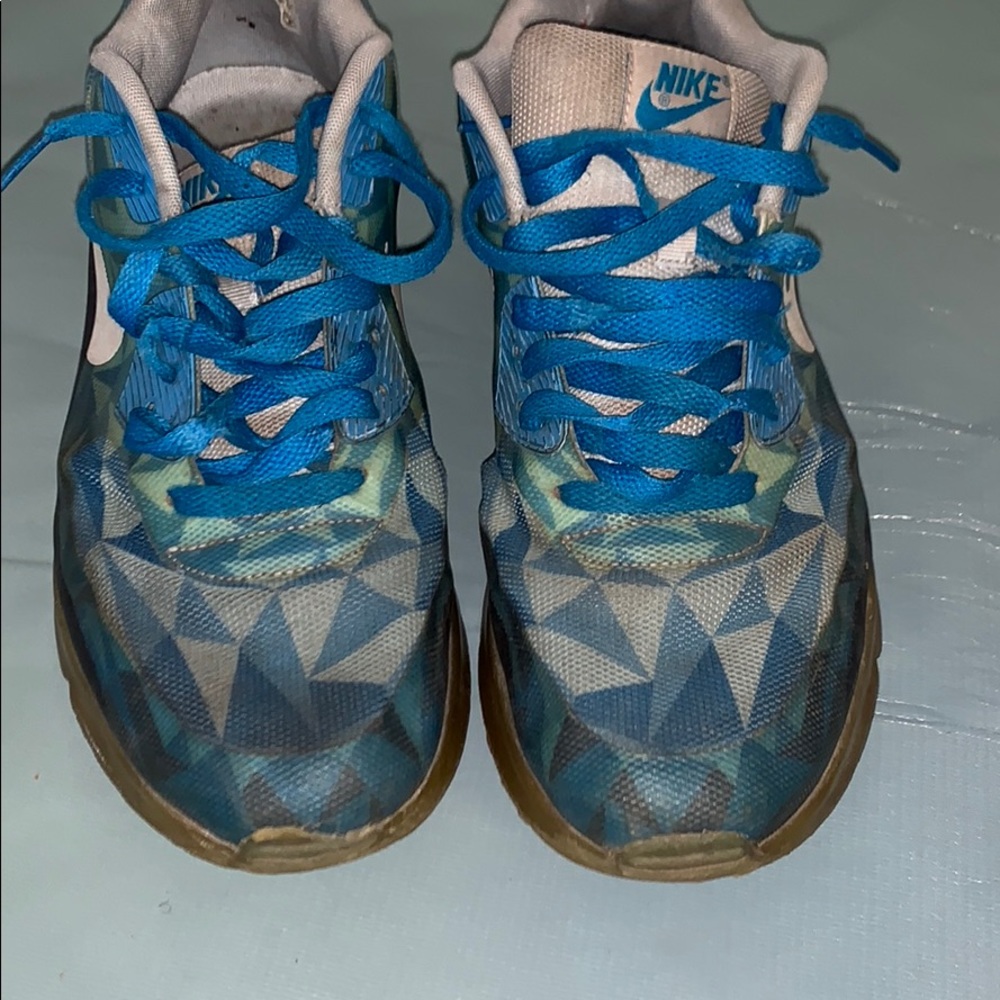 Blue Nike Air Maxes Size 12